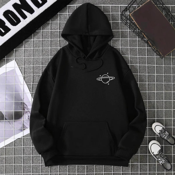Planetary Orbit Personality Graphic Hoodies Men Fashion S-XX