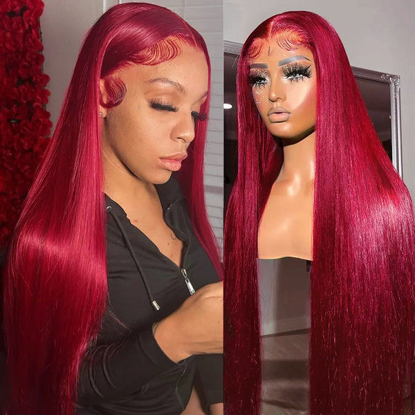 200 Density Straight Human Hair Wigs