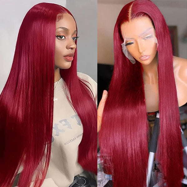 200 Density Straight Human Hair Wigs