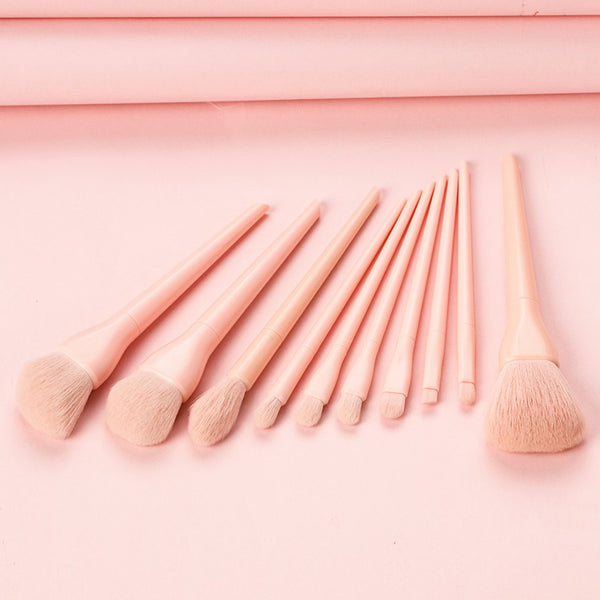 10pcs Luxury Makeup Brushes Sets For Foundation Powder Blush Eyeshadow Concealer Lip Eye Makeup Brush Cosmetics Beauty Tool